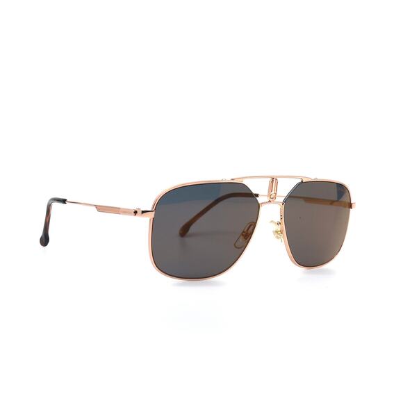 BRAND NEW CARRERA 1024/S ROSE GOLD GREY MIRROR AVIATOR SUNGLASSES - Picture 3 of 11
